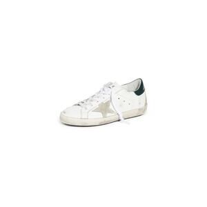 Golden Goose Superstar Low-Top Sneakers - 8 - White/Dark Green